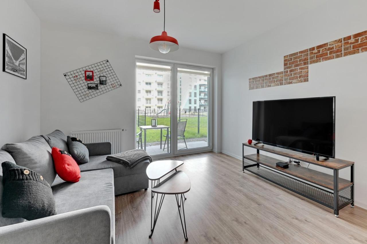 Nordbyhus Apartamenty Angielska Grobla กดัญสก์ ภายนอก รูปภาพ